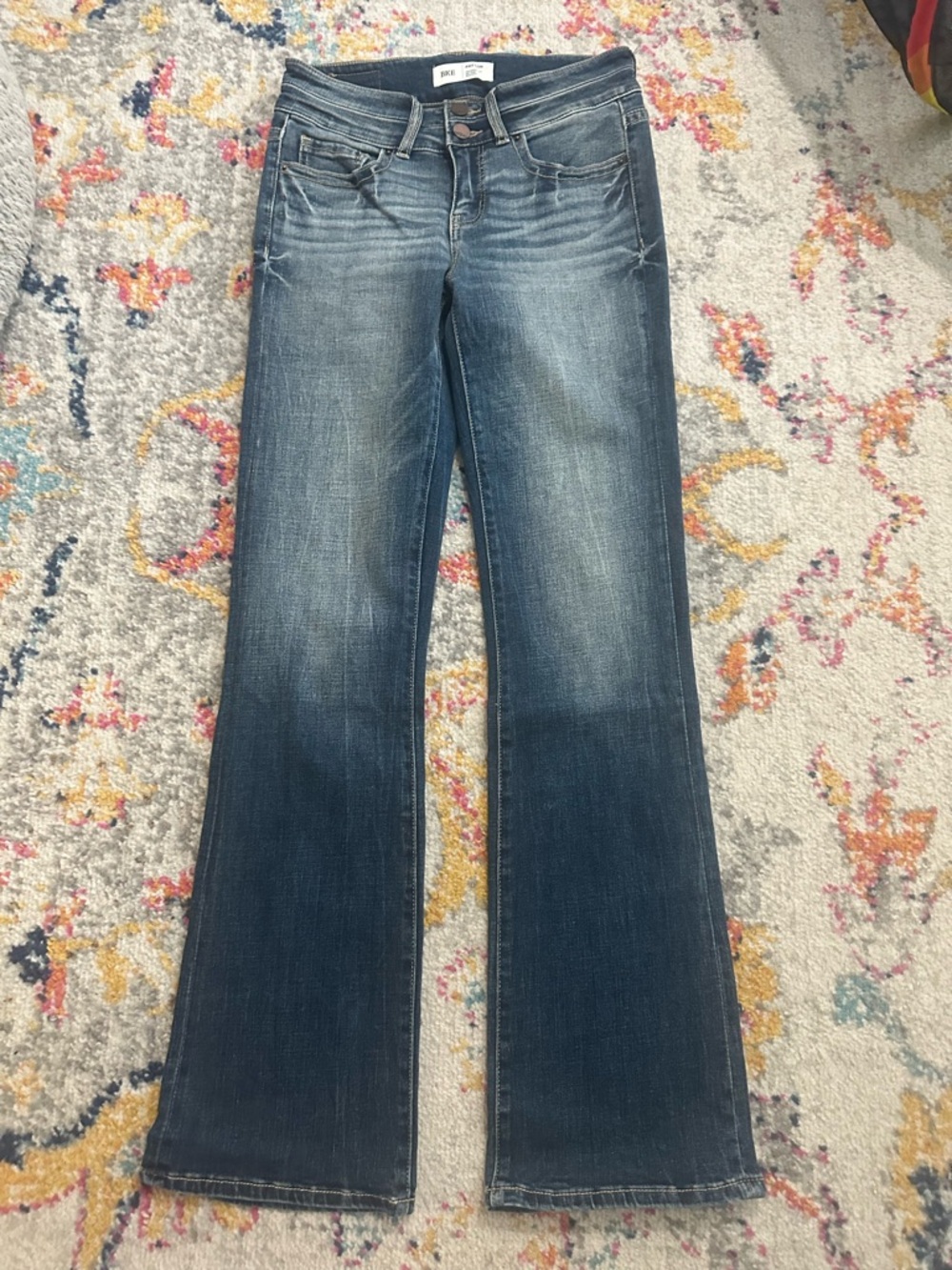 BKE Women's Dark Blue Flare Jeans Payton